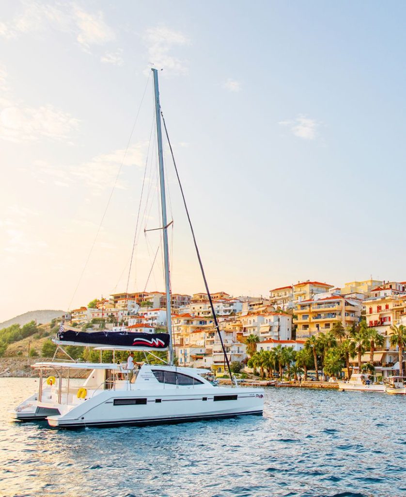 Yacht in Greece
